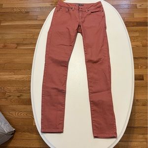 Prana salmon soft stretch denim. Size 0/25. D2